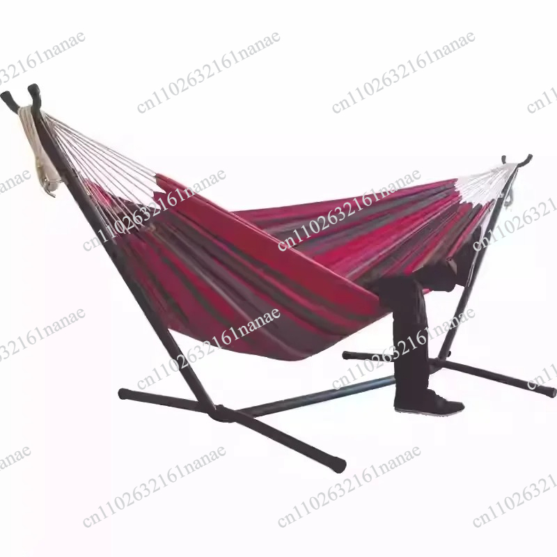 Camping Hammock - Portable Canvas Hammock Chair Courtyard Outdoor