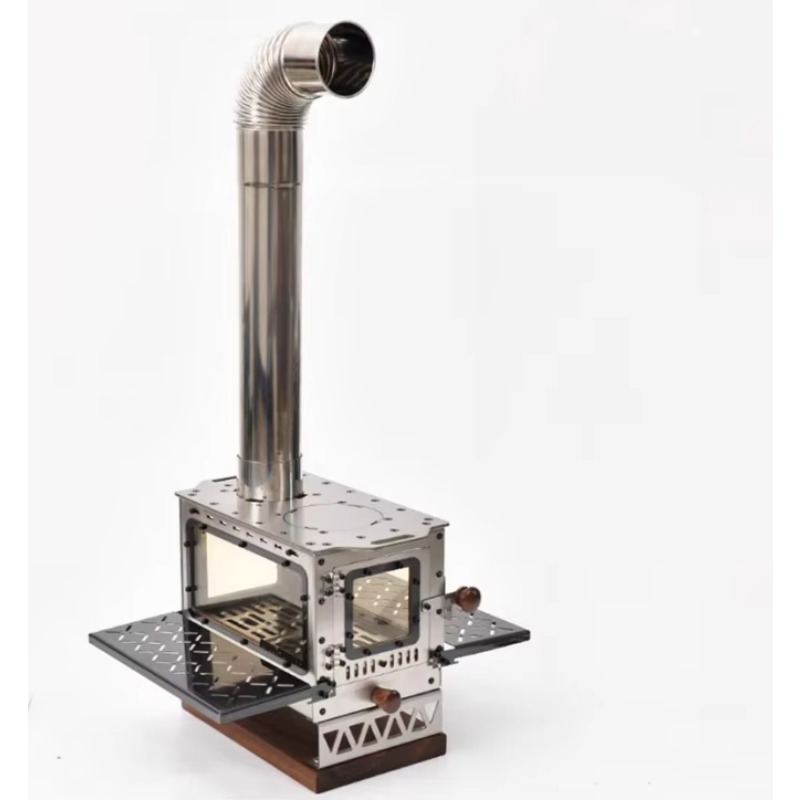 Outdoor Camping Fireplace - Wizard Mini Portable Stainless Steel Wood