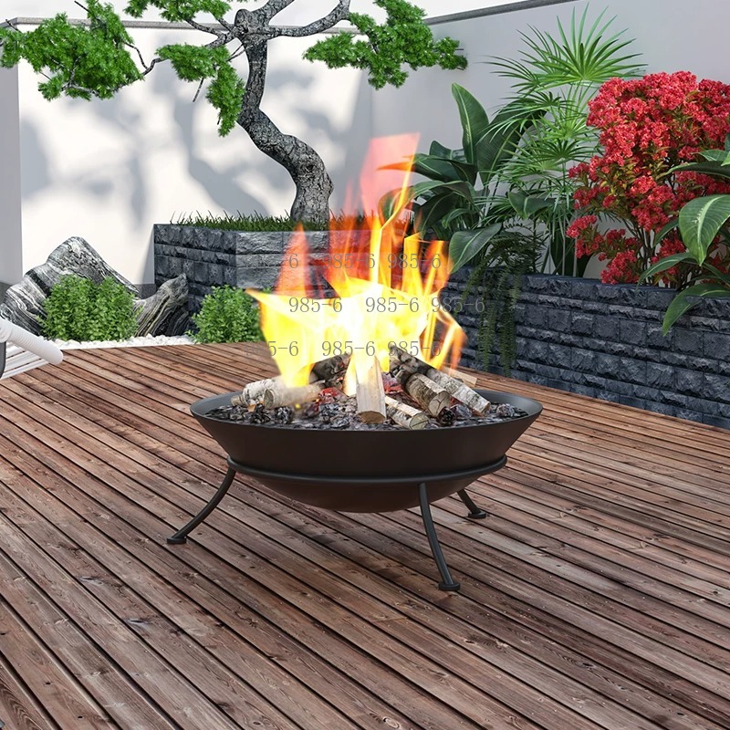 60cm  modern outdoor cast iron - огляд і ціна Outdoor Camping Fireplace