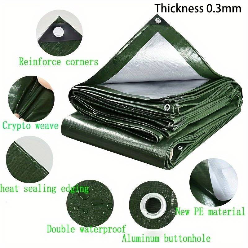 Waterproof Large Tarpaulin Cus - огляд і ціна Waterproof Tarp Shelter