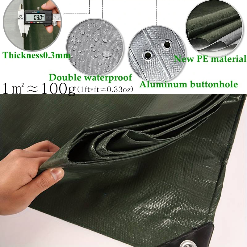 Waterproof Large Tarpaulin Cus - огляд і ціна Waterproof Tarp Shelter