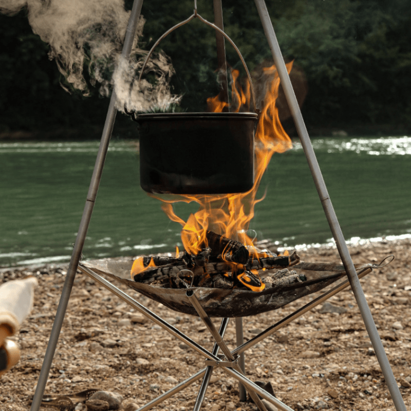 Portable foldable steel grid-s - огляд і ціна Outdoor Camping Fireplace