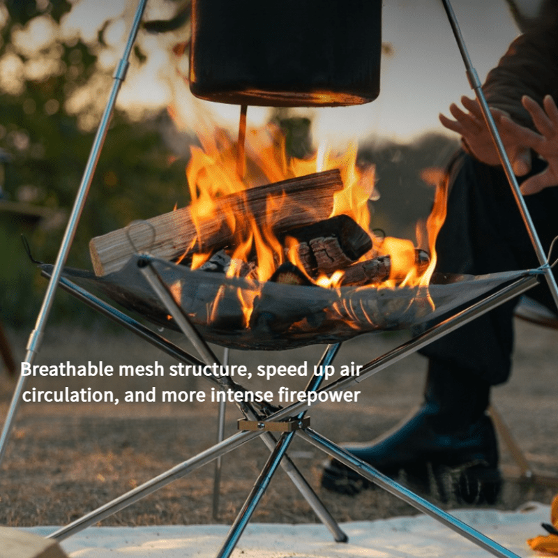 Portable foldable steel grid-s - огляд і ціна Outdoor Camping Fireplace