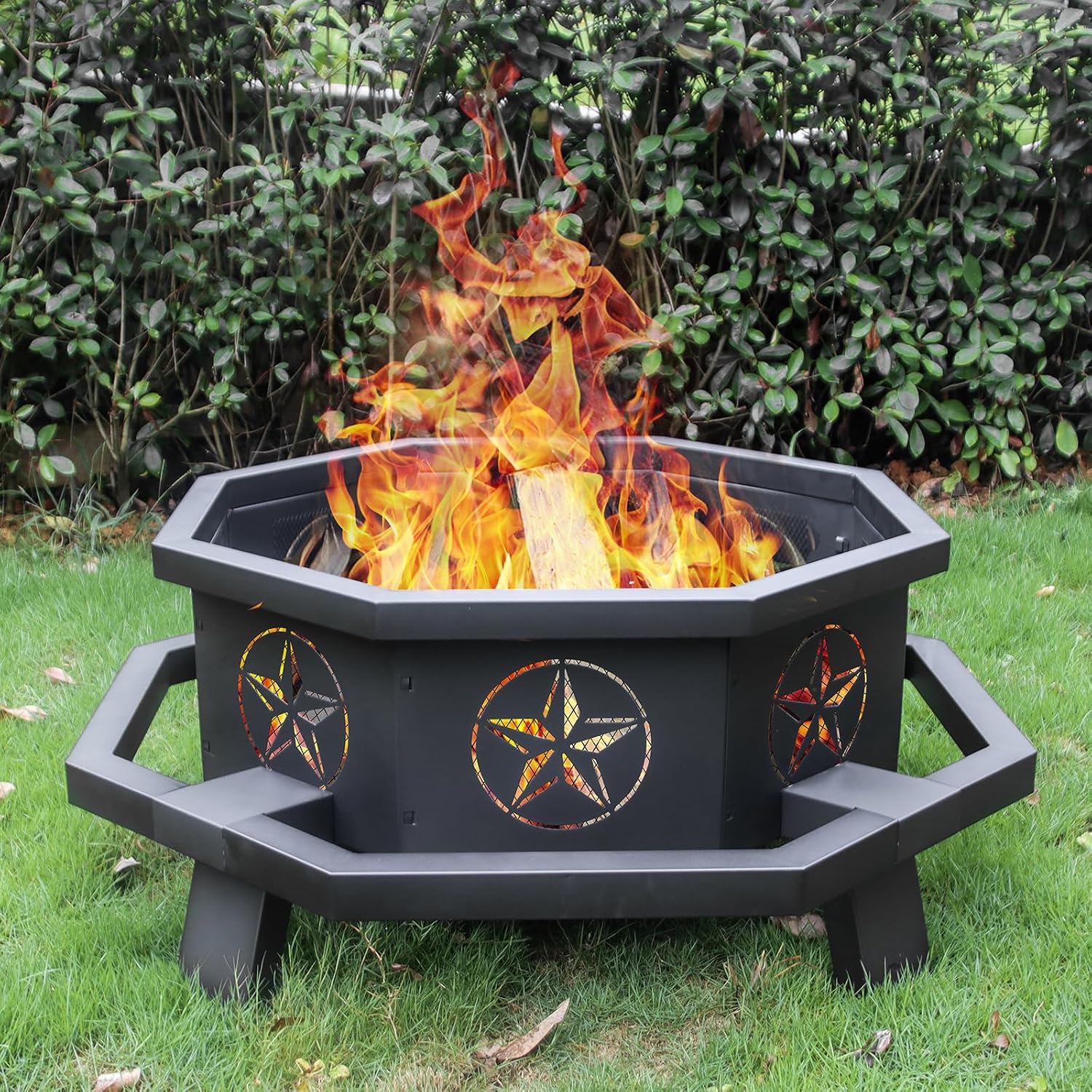 Outdoor Fire Pit with Fire Pok - огляд і ціна Outdoor Camping Fireplace