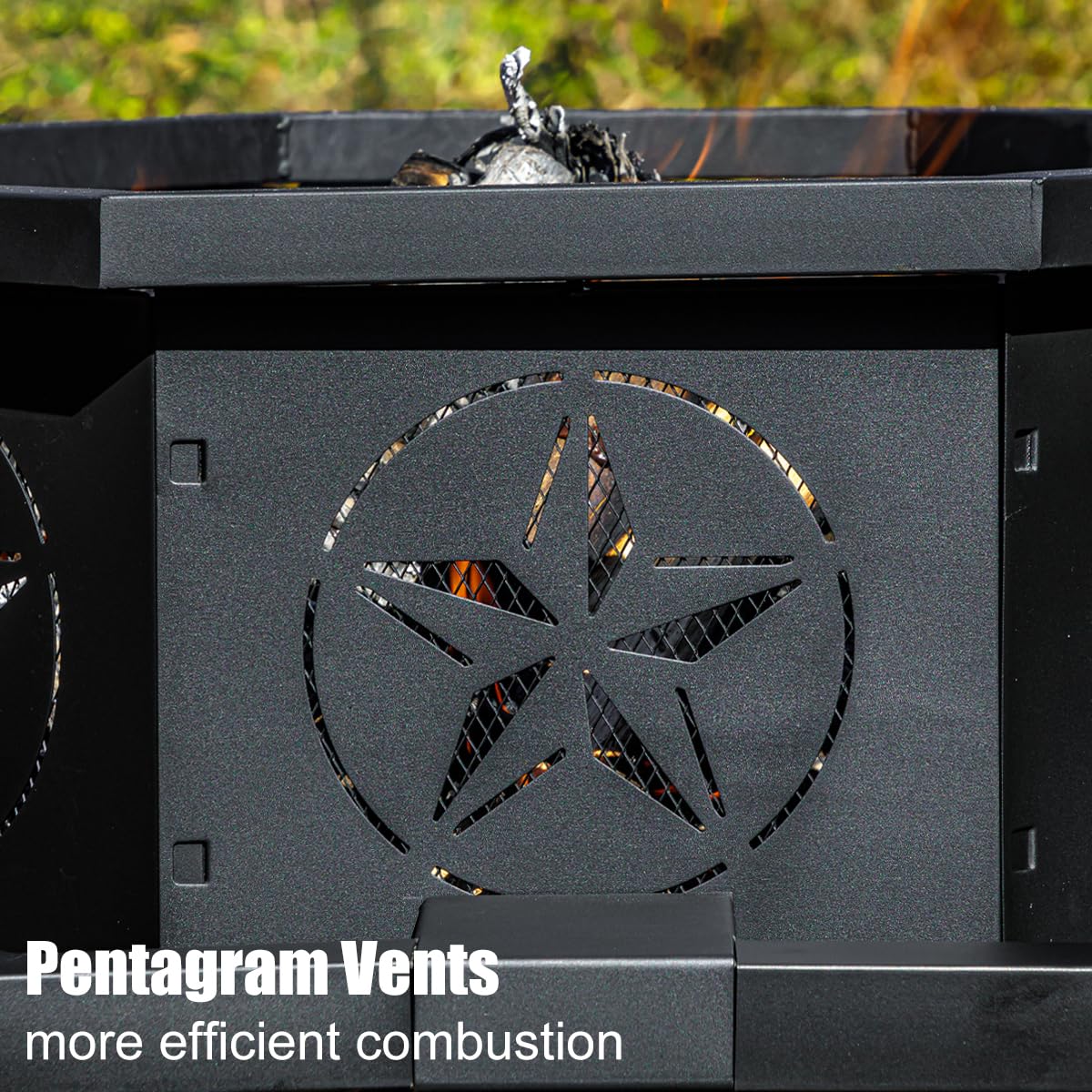 Outdoor Fire Pit with Fire Pok - огляд і ціна Outdoor Camping Fireplace