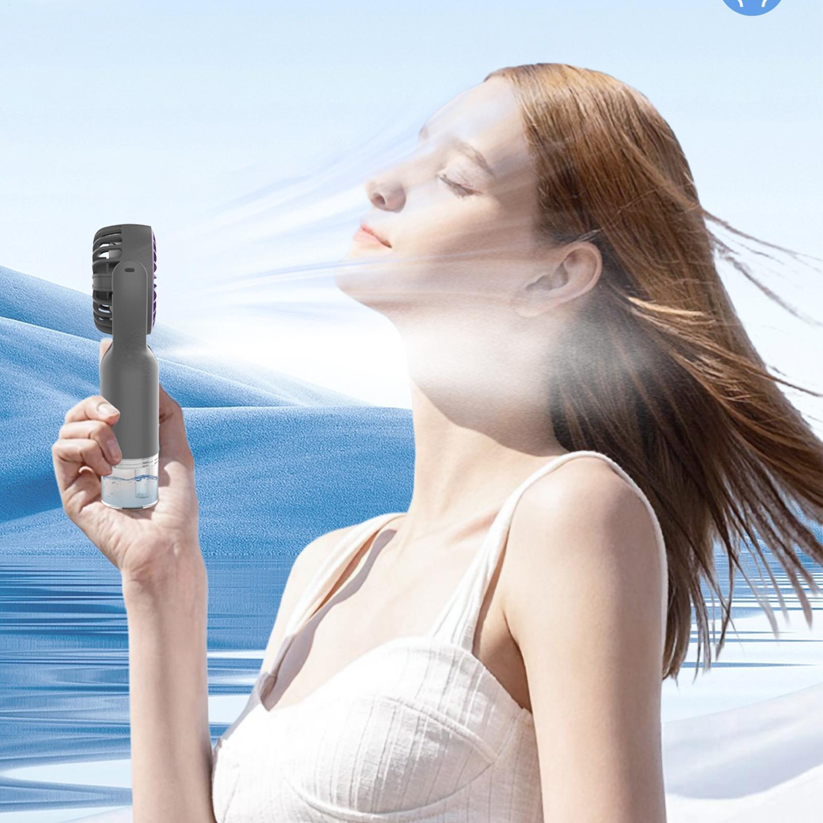 Portable Fan with Mist USB Cha - огляд і ціна Outdoor Camping Misting Fan