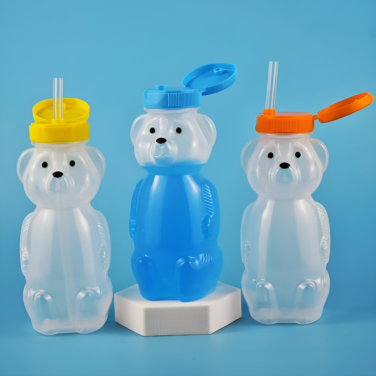 Cute Bear Shaped Bottle Plasti - огляд і ціна Bear Canister