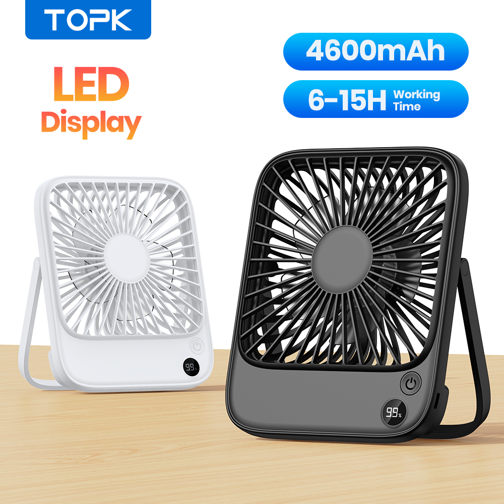 TOPK Ultra Thin Mini Portable  - огляд і ціна Outdoor Camping Misting Fan