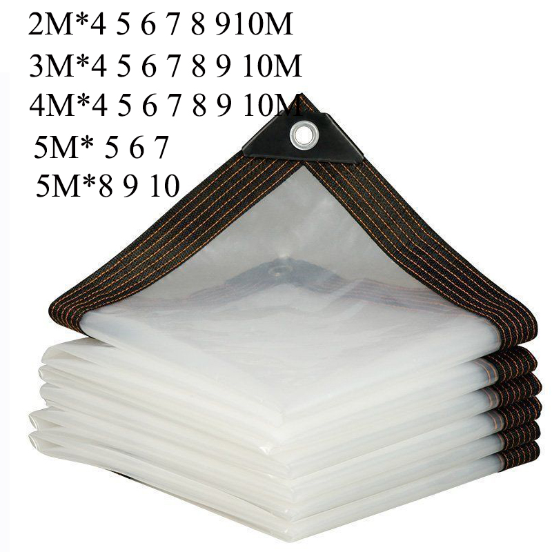 Transparent Tarpaulin 2*3 4 5  - огляд і ціна Waterproof Tarp Shelter