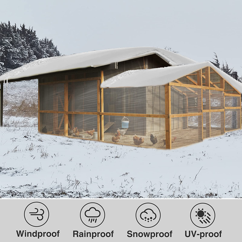 Transparent Tarpaulin 2*3 4 5  - огляд і ціна Waterproof Tarp Shelter