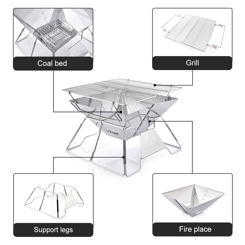 Widesea Windproof Wood-Burning - огляд і ціна Survival Kit