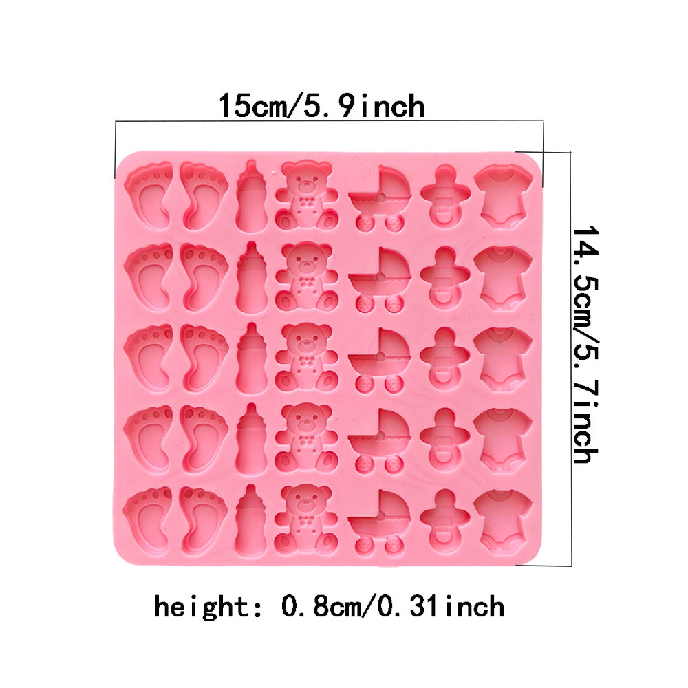 1pc 35 Cavity Foot Baby Bottle - огляд і ціна Bear Canister