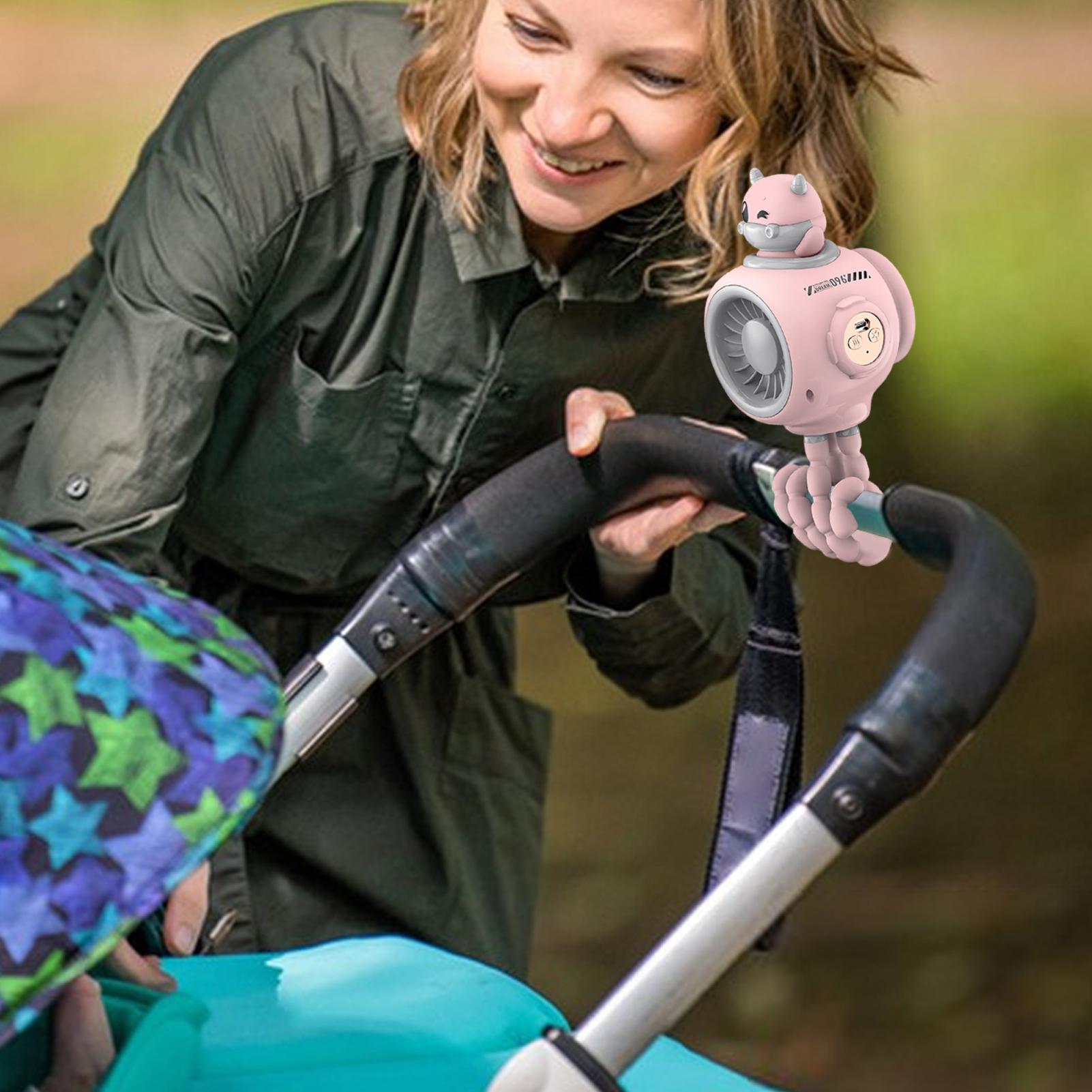 Stroller Misting Fan Clip Fan  - огляд і ціна Outdoor Camping Misting Fan