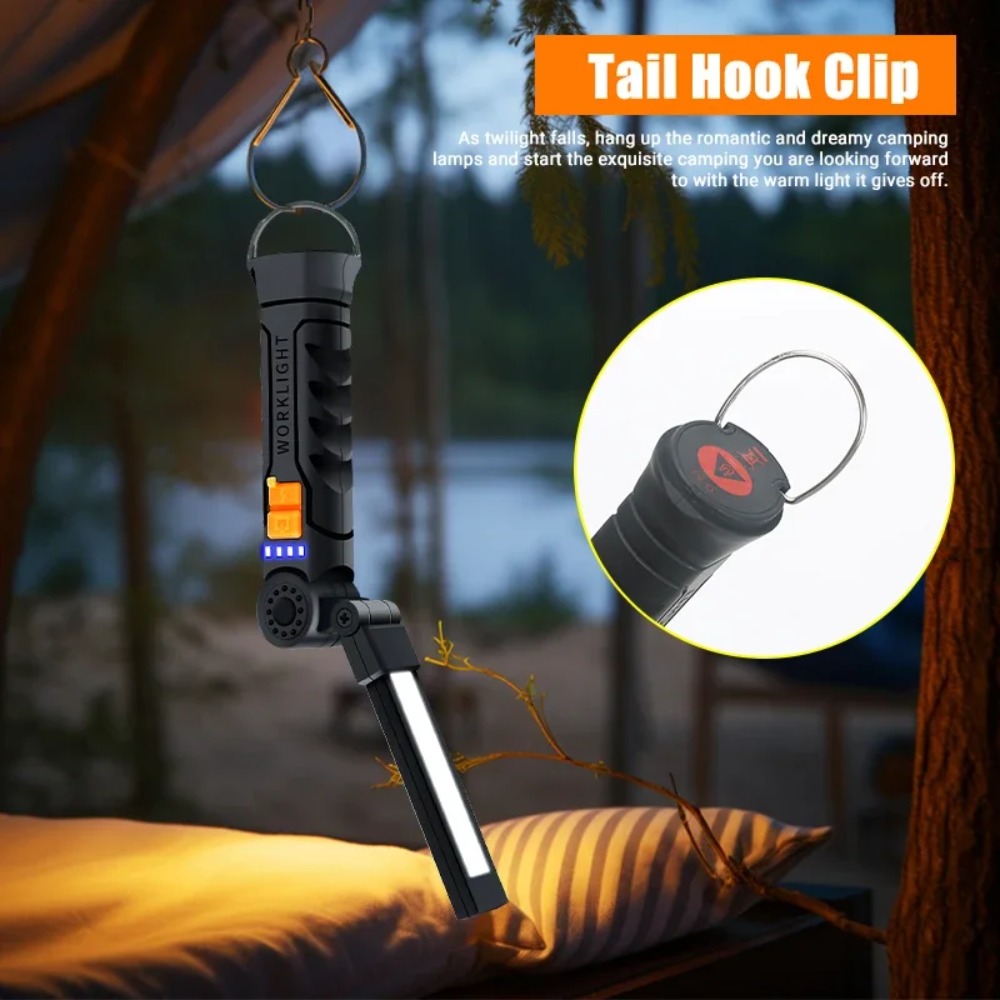 Portable COB LED Flashlight US - огляд і ціна Camping Lantern