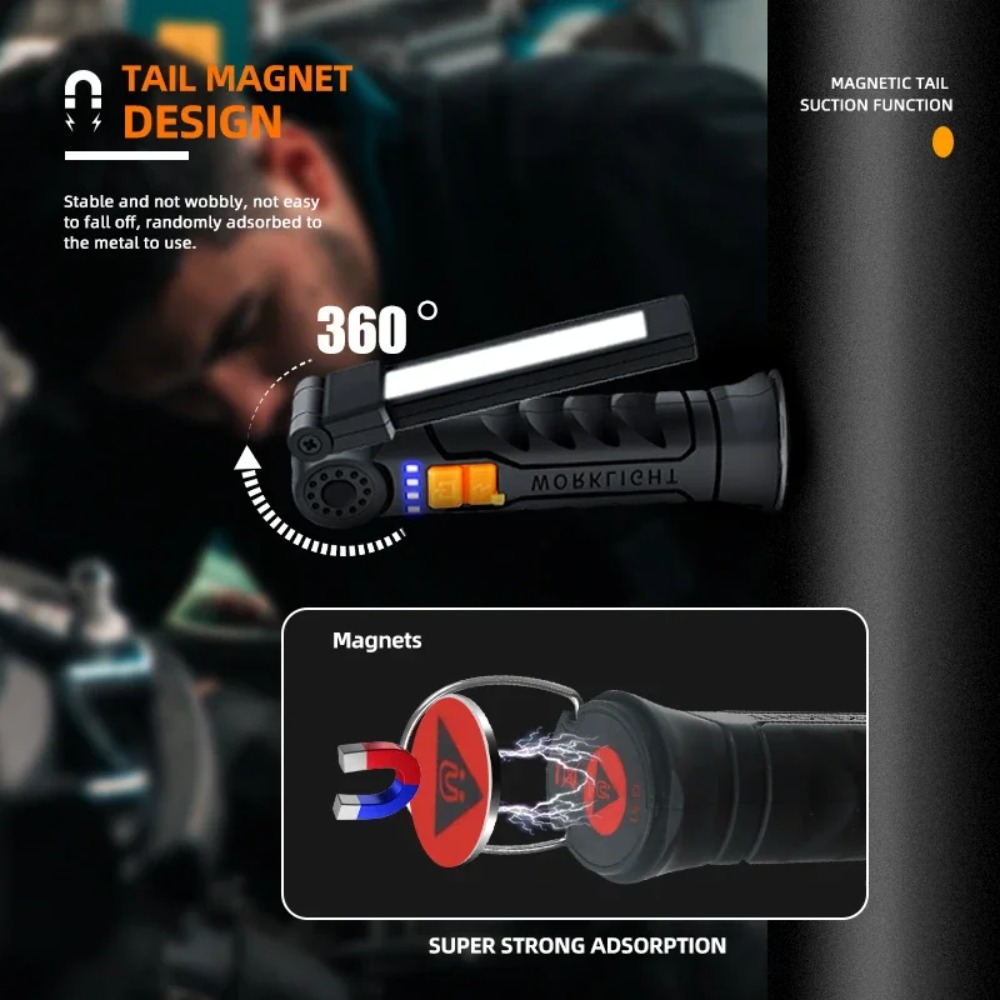 Portable COB LED Flashlight US - огляд і ціна Camping Lantern