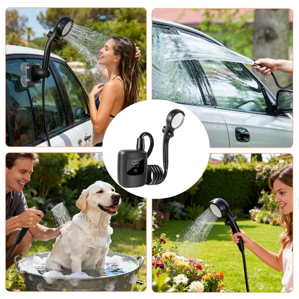 Portable Camping Shower with L - огляд і ціна Portable Camping Shower