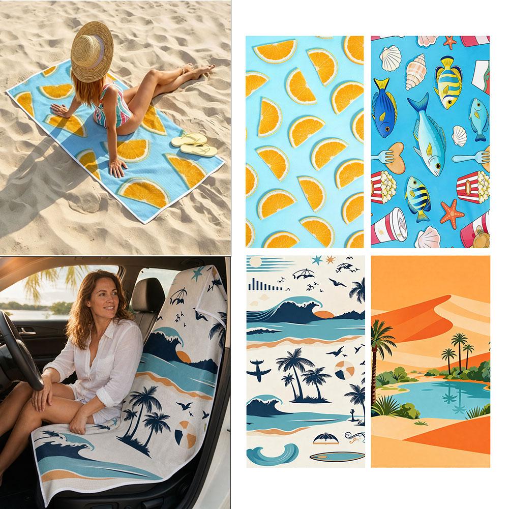 2‑in‑1 Beach Towel Car Seat Co - огляд і ціна Outdoor Camping Mat