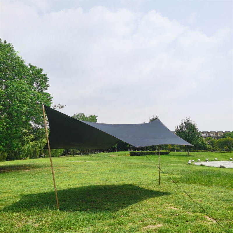 High Quality MCETO 4X5M Black  - огляд і ціна Waterproof Tarp Shelter