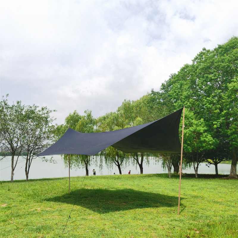 High Quality MCETO 4X5M Black  - огляд і ціна Waterproof Tarp Shelter
