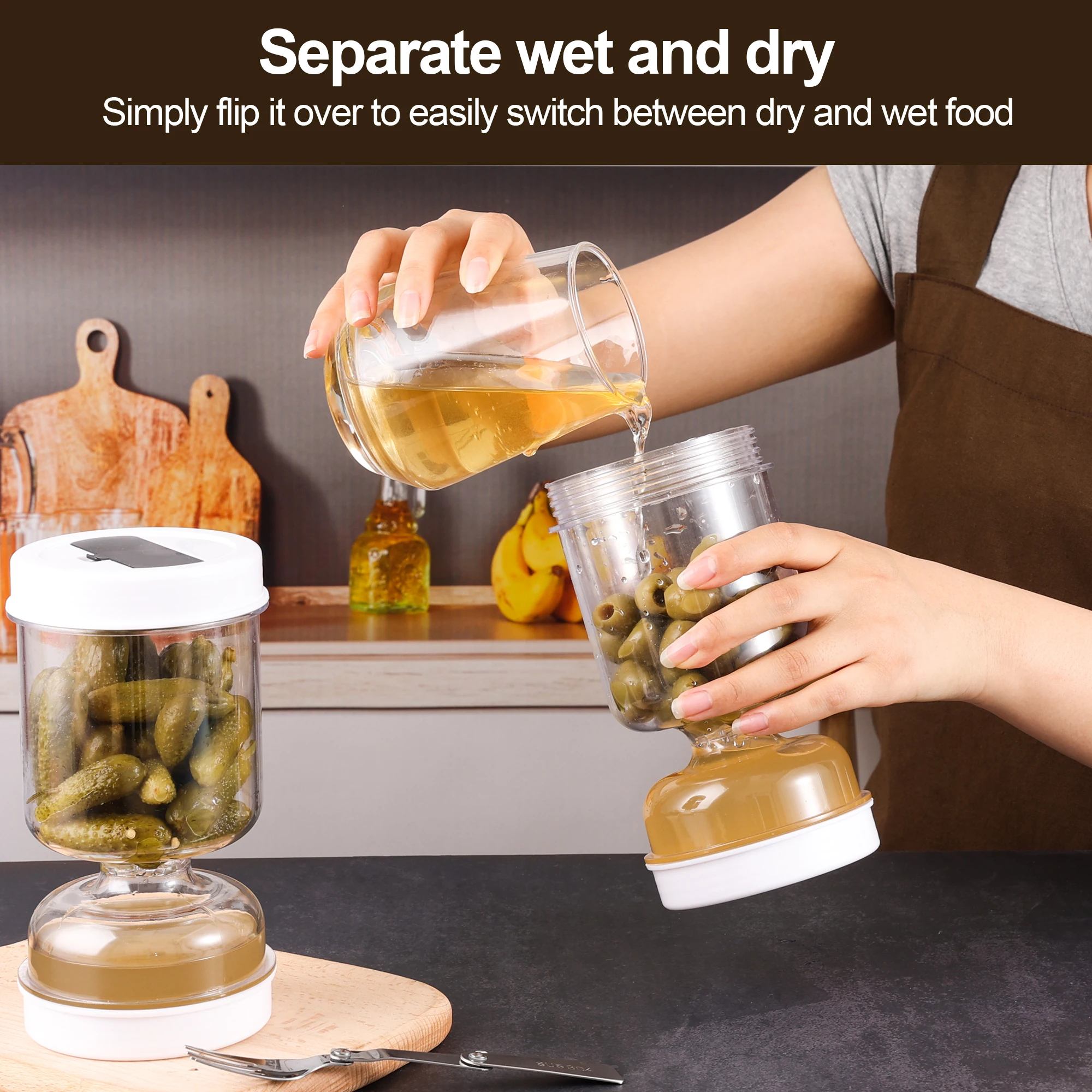 Pickles Jar With Forks Dry and - огляд і ціна Bear Canister