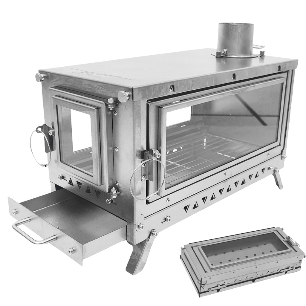 DANCHEL T3 Titanium Tent Stove - огляд і ціна Outdoor Camping Fireplace