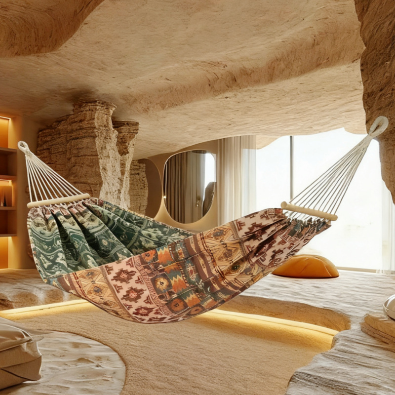200X150cm Jacquard Retro Doubl - огляд і ціна Camping Hammock