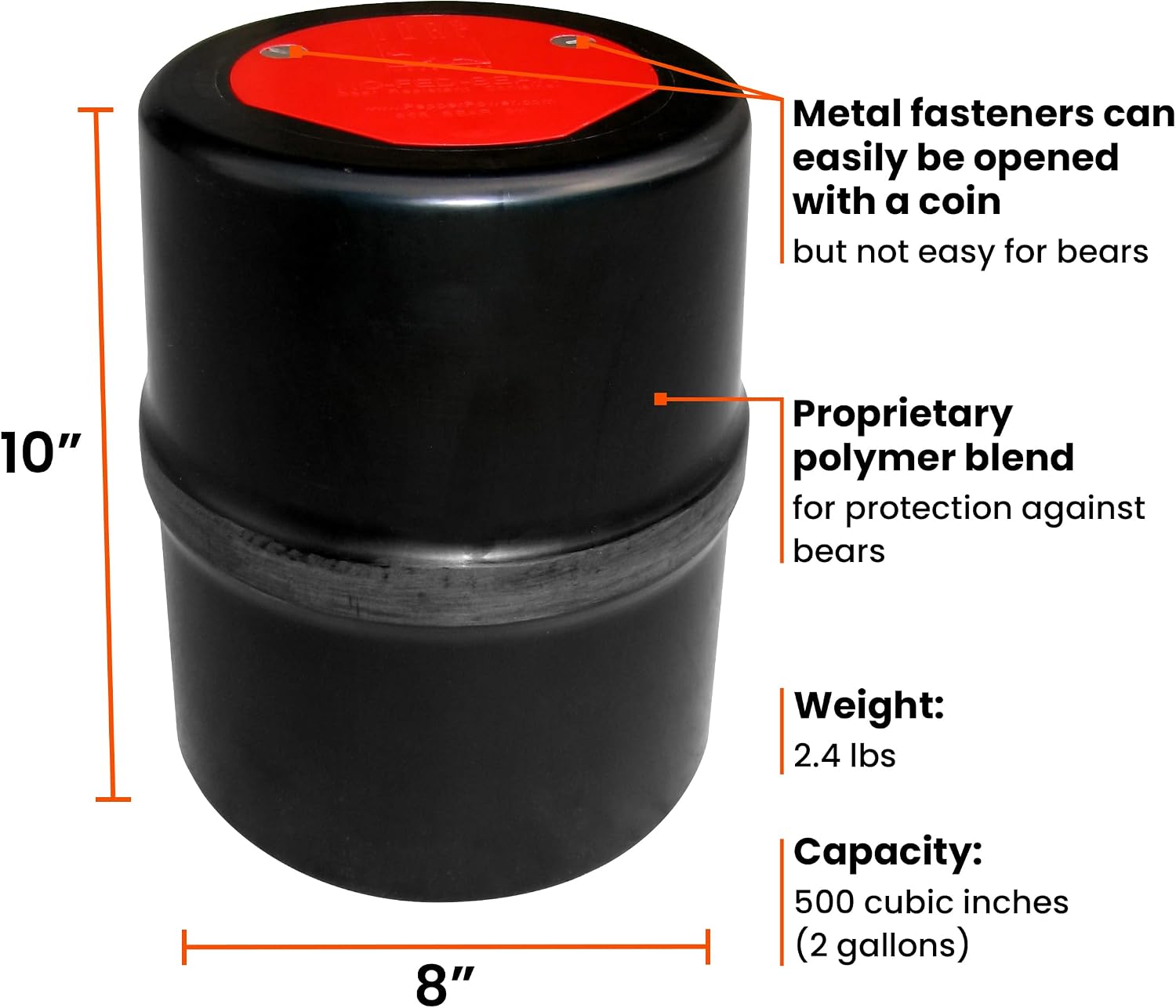 Lightweight Bear-Proof Food Ca - огляд і ціна Bear Canister