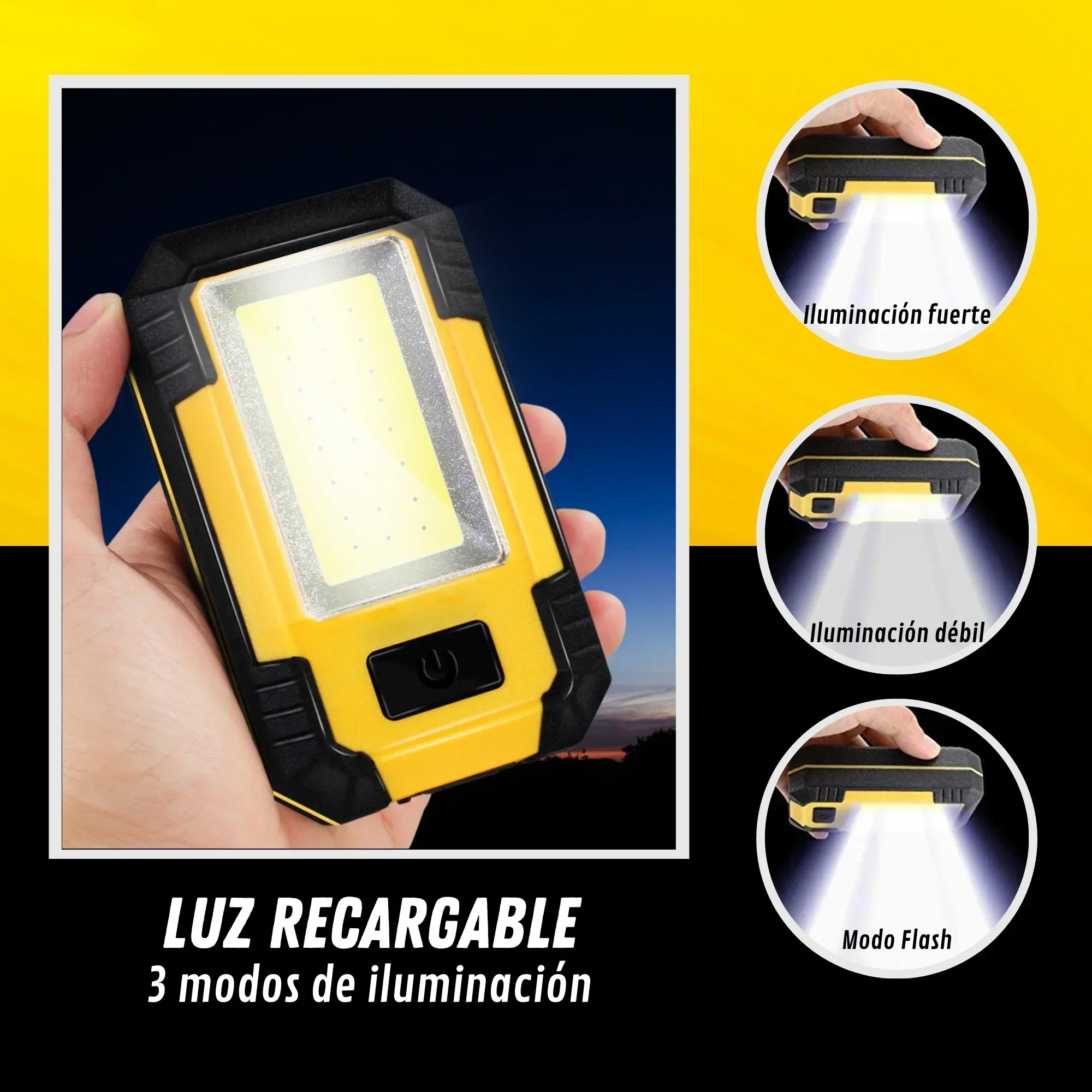 Rechargeable 4000MaH Work Ligh - огляд і ціна Camping Lantern