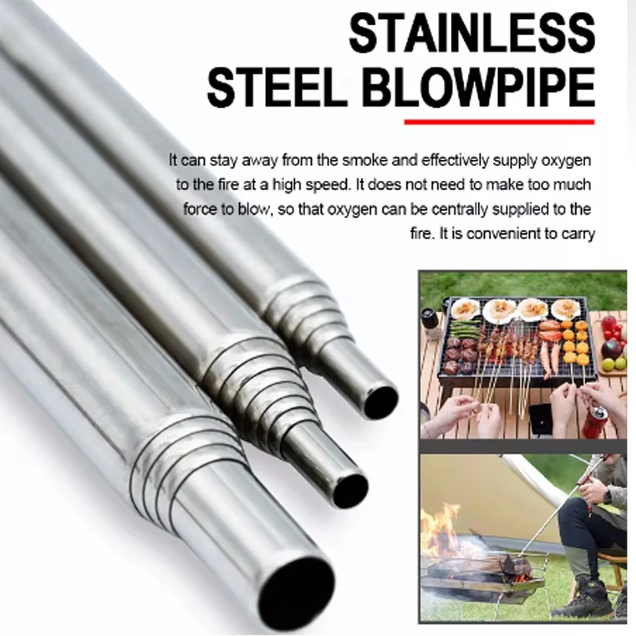 Stainless Steel Blowpipe Pocke - огляд і ціна Camping Quiet