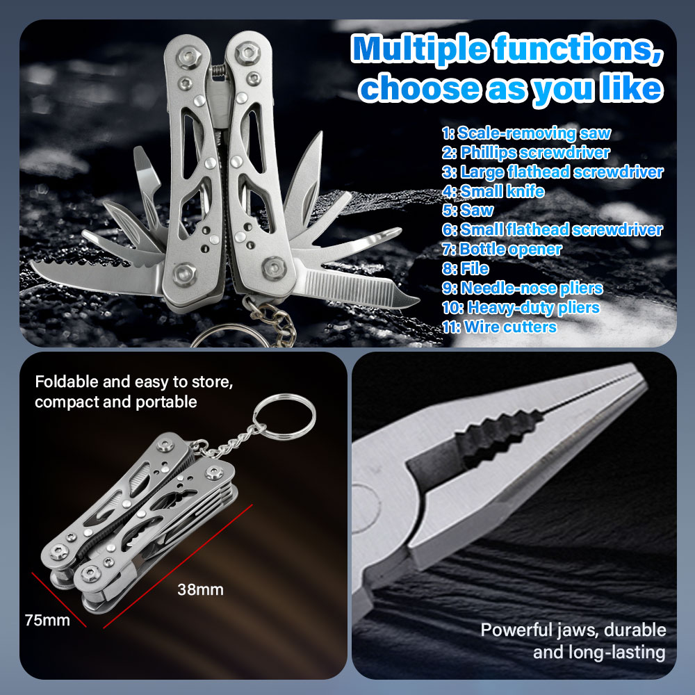 Outdoor Multitool Stainless St - огляд і ціна Outdoor Camping Essential Gear