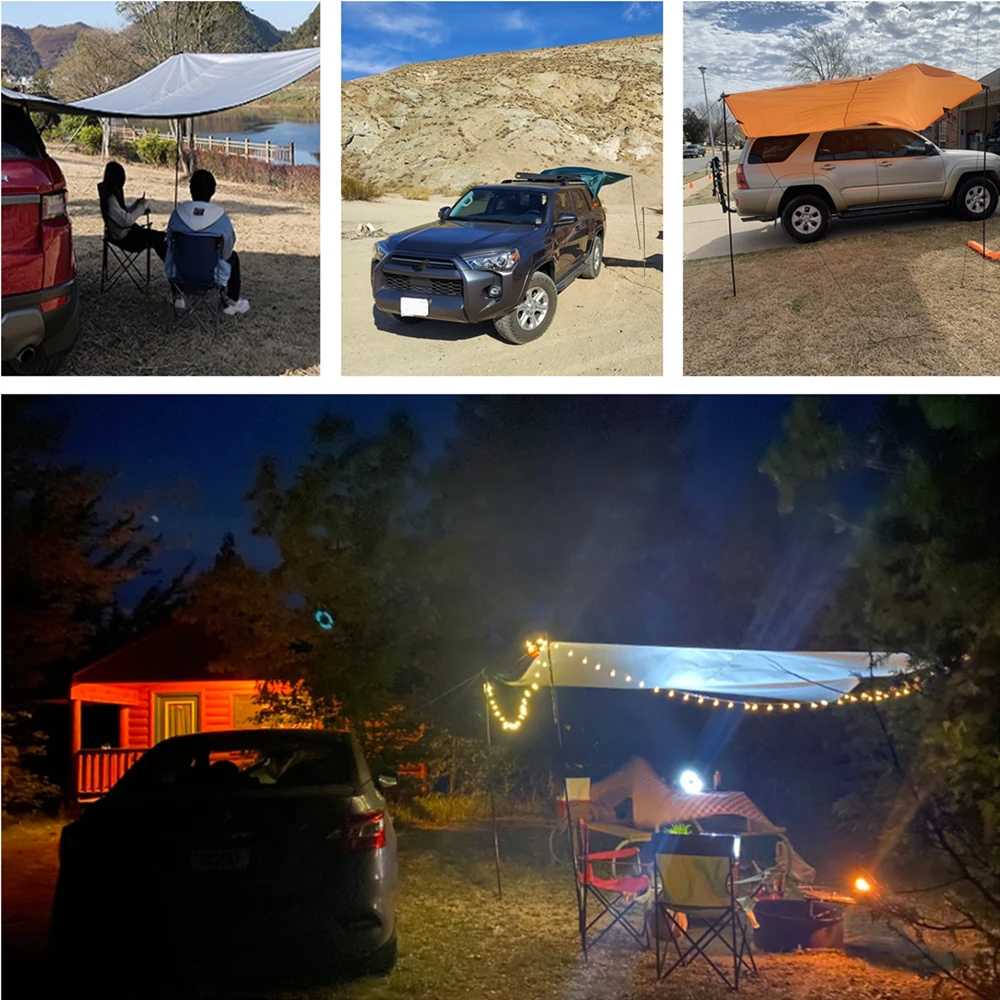 2x3M Rtractable Vehicle Awning - огляд і ціна Waterproof Tarp Shelter