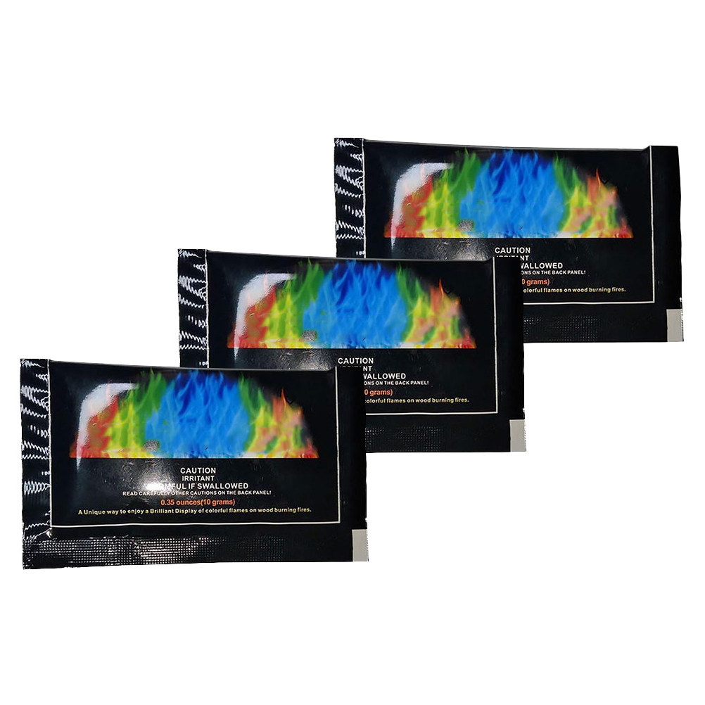 3 Pcs Fire Changing Color Pack - огляд і ціна Camping Quiet