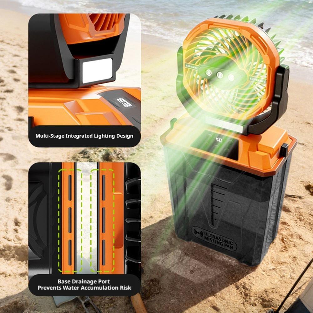 New Outdoor Misting Fan Campin - огляд і ціна Outdoor Camping Misting Fan