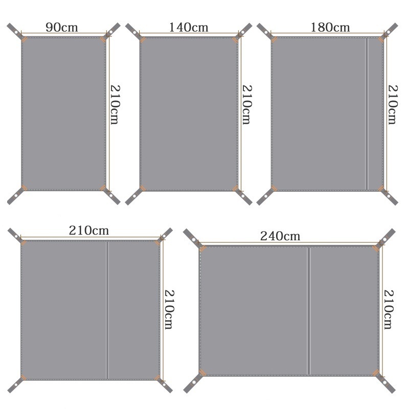 Multi Size Tent Floor Tarp Cam - огляд і ціна Waterproof Tarp Shelter