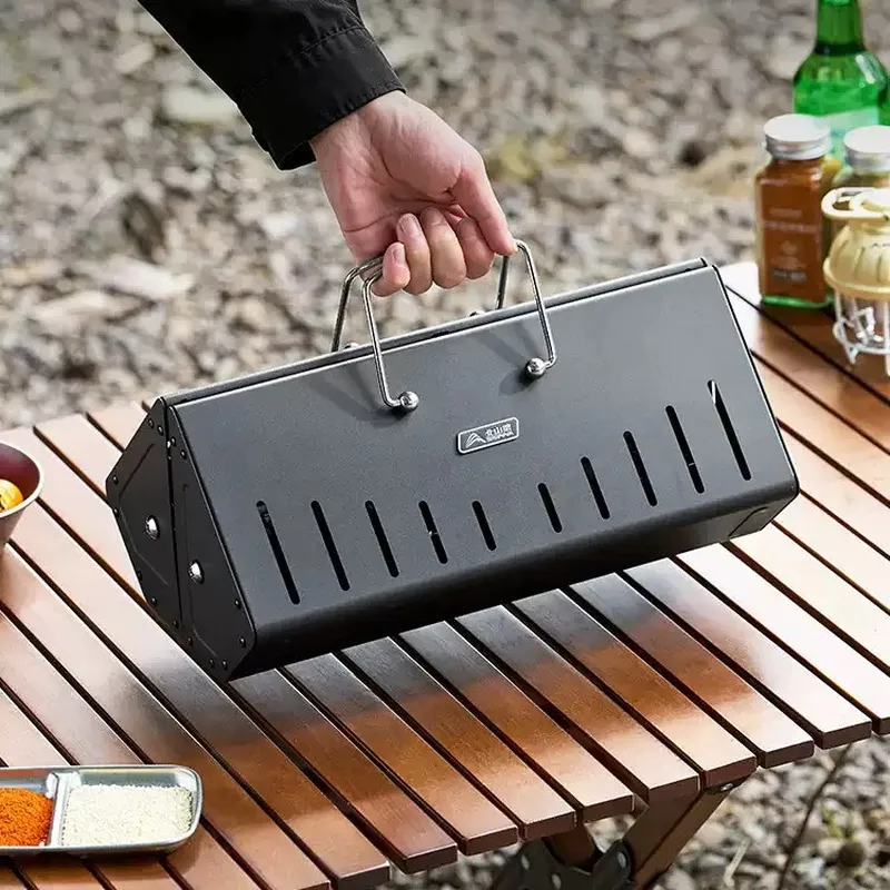 Portable Folding Wood Charcoal - огляд і ціна Outdoor Camping Grill