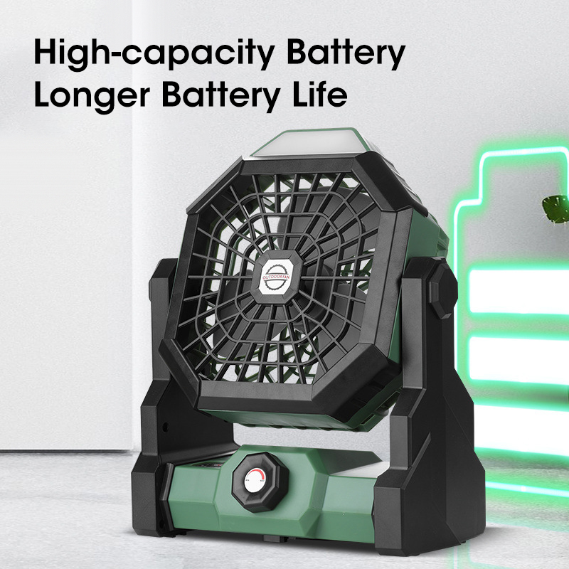 10000mAh Camping Fan with LED  - огляд і ціна Outdoor Camping Misting Fan