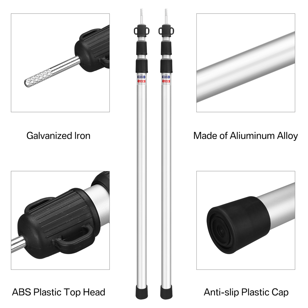 Aluminium Telescoping Tarp Pol - огляд і ціна Waterproof Tarp Shelter