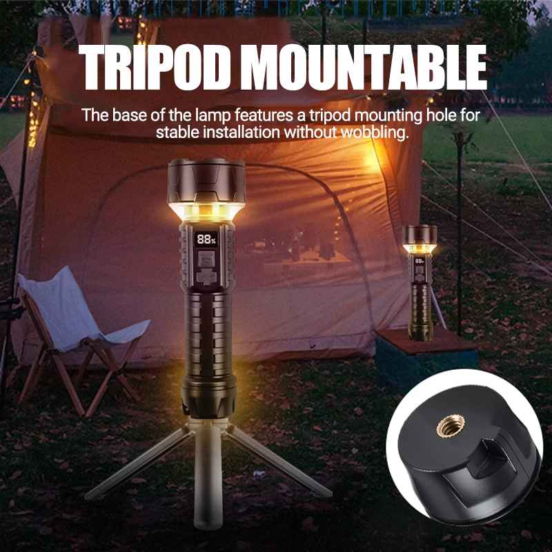 COB LED Flashlight Rechargeabl - огляд і ціна Camping Lantern