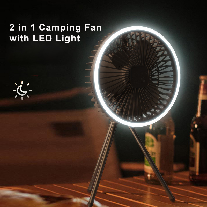 Portable Camping Fan 10000mAh  - огляд і ціна Outdoor Camping Misting Fan