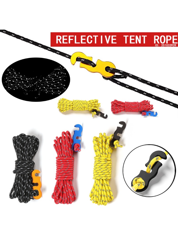 4pcs Durable Camping Tent Rope - огляд і ціна Outdoor Camping Canopy