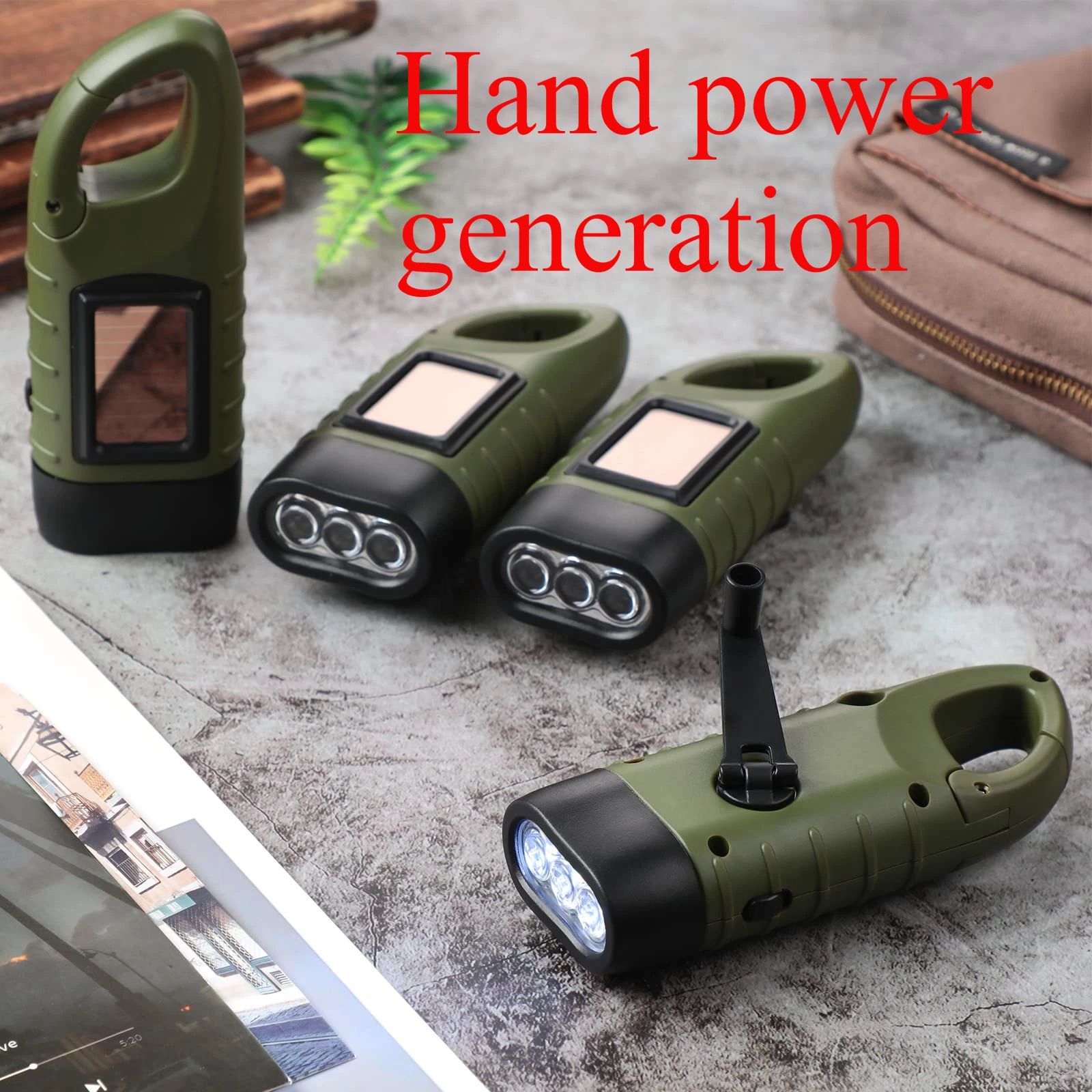 Portable Lightweight Solar Han - огляд і ціна Outdoor Camping Essential Gear