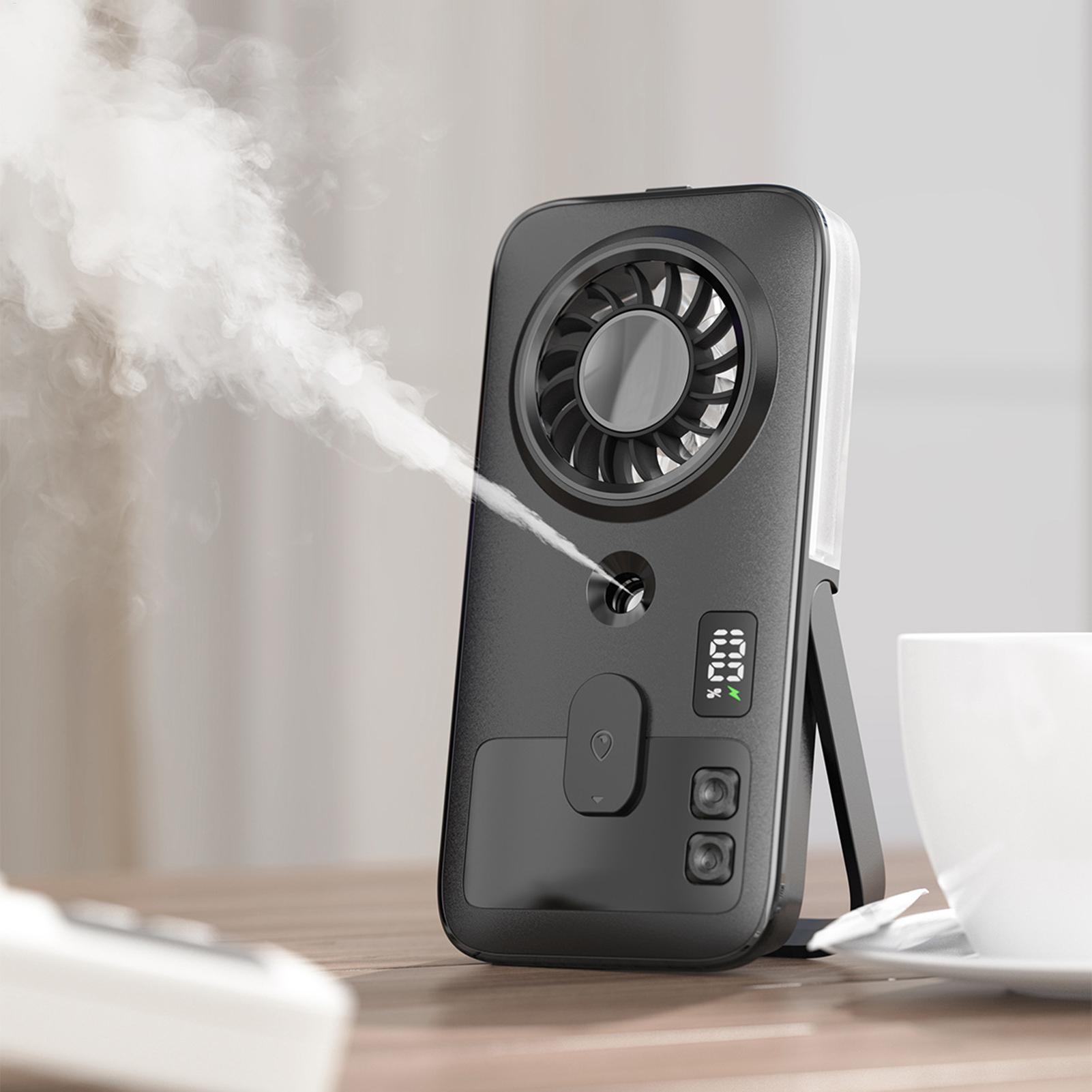 Fan with Mist Digital Display  - огляд і ціна Outdoor Camping Misting Fan