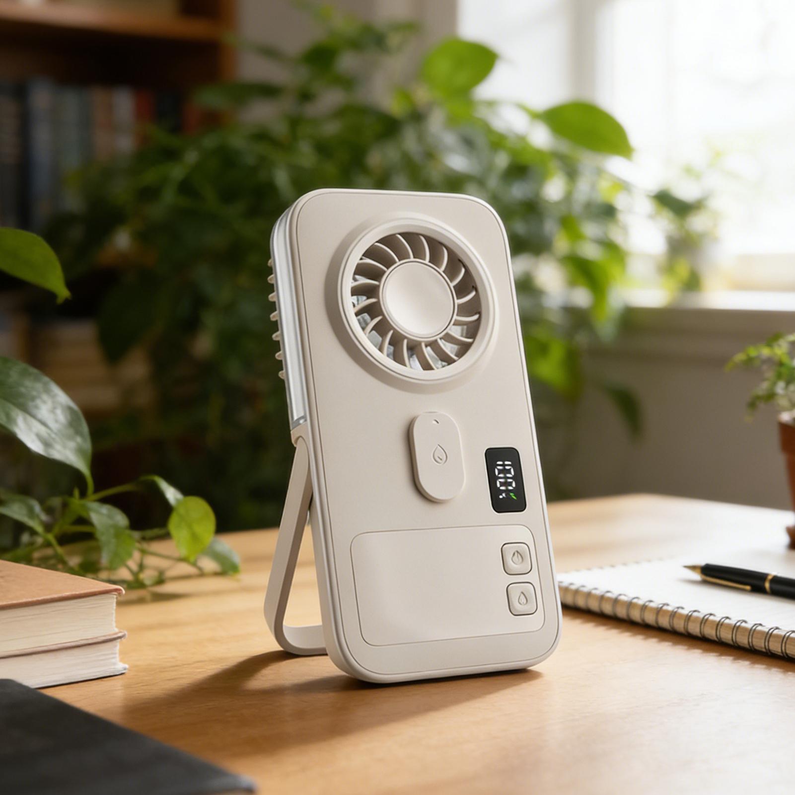 Fan with Mist Digital Display  - огляд і ціна Outdoor Camping Misting Fan