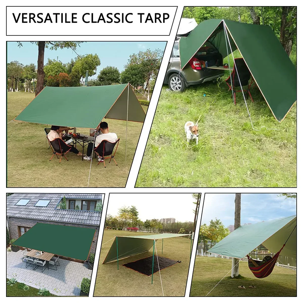 Camping Tarp Waterproof Tent H - огляд і ціна Waterproof Tarp Shelter