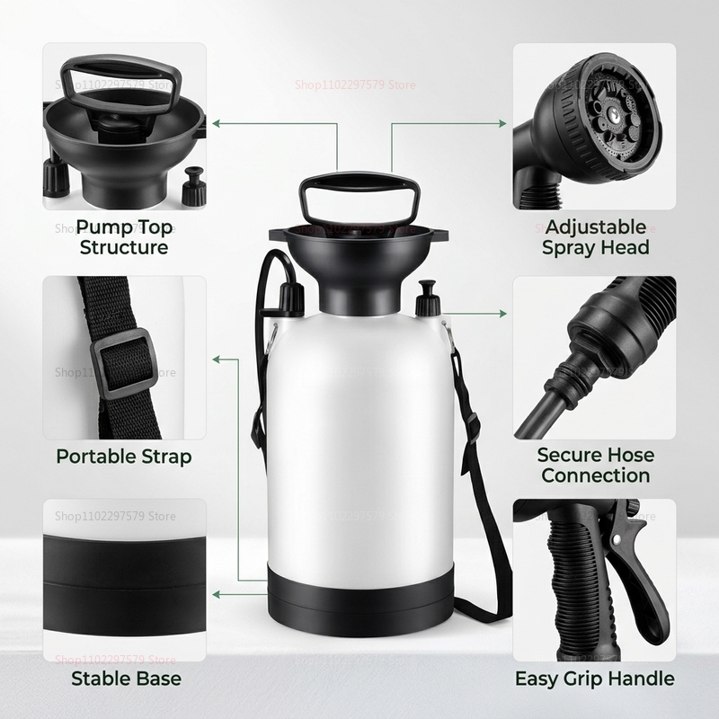 Portable Camping Shower 5L Man - огляд і ціна Portable Camping Shower