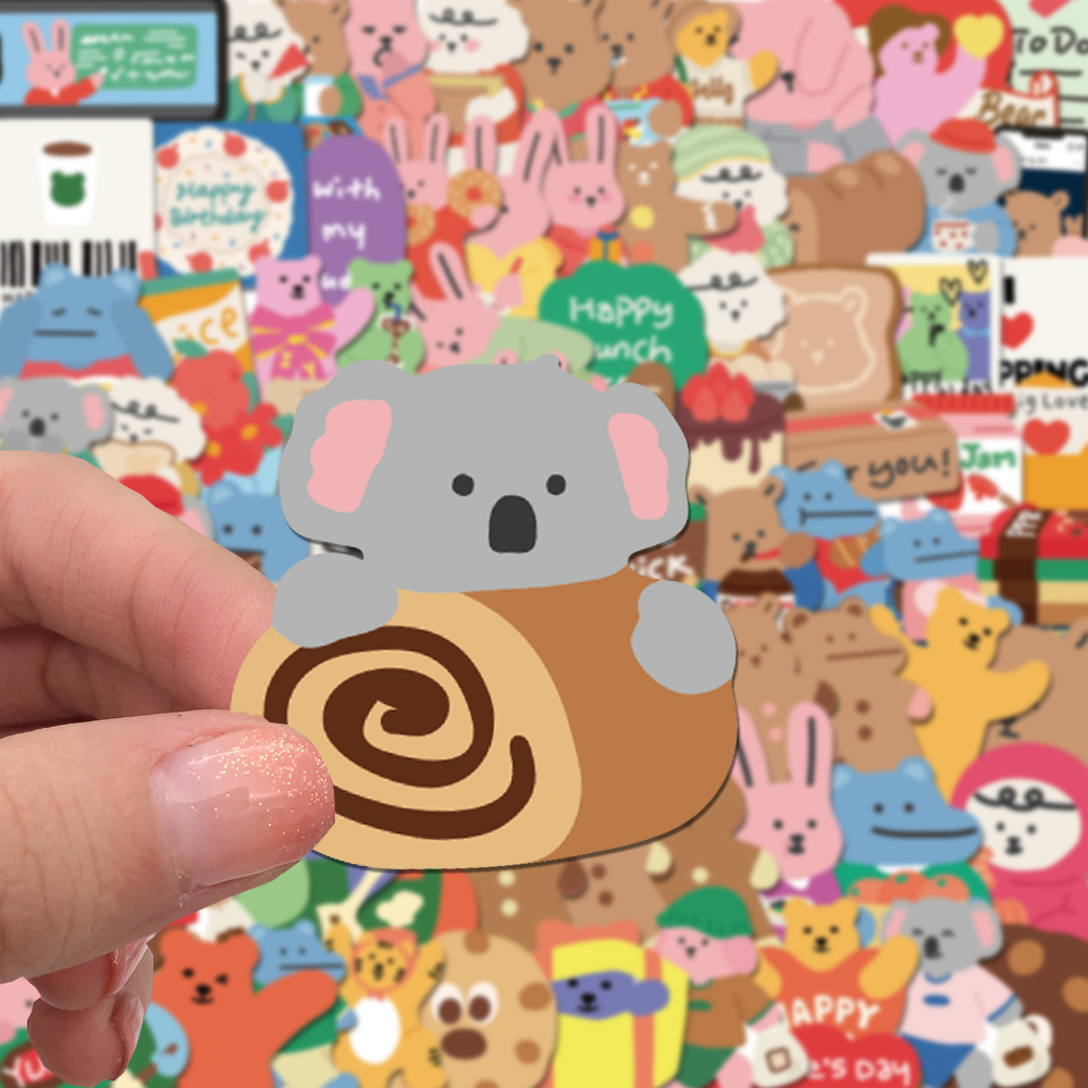 100/200pcs Cute Korean Bear St - огляд і ціна Bear Canister
