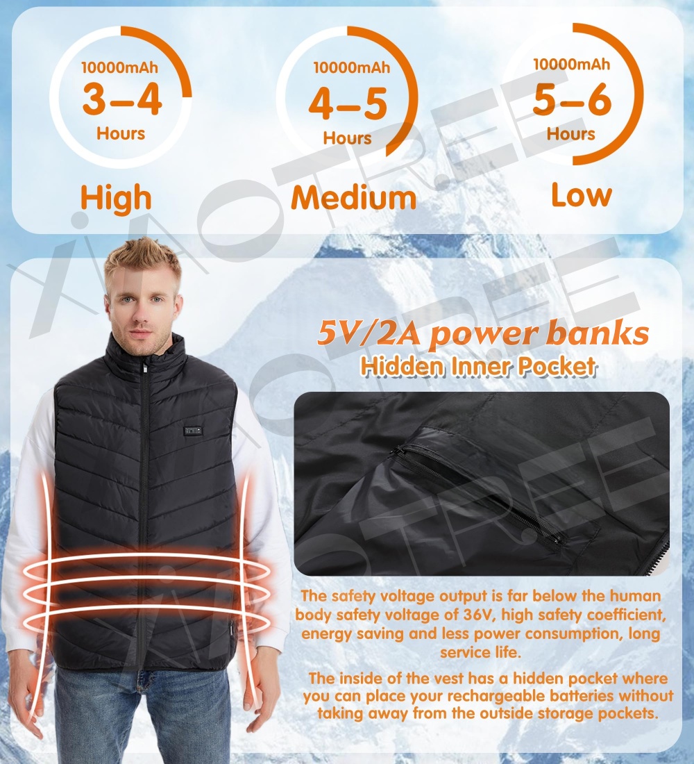 28/9 Areas Heated Vest Men Jac - огляд і ціна Camping Outdoor Clothing
