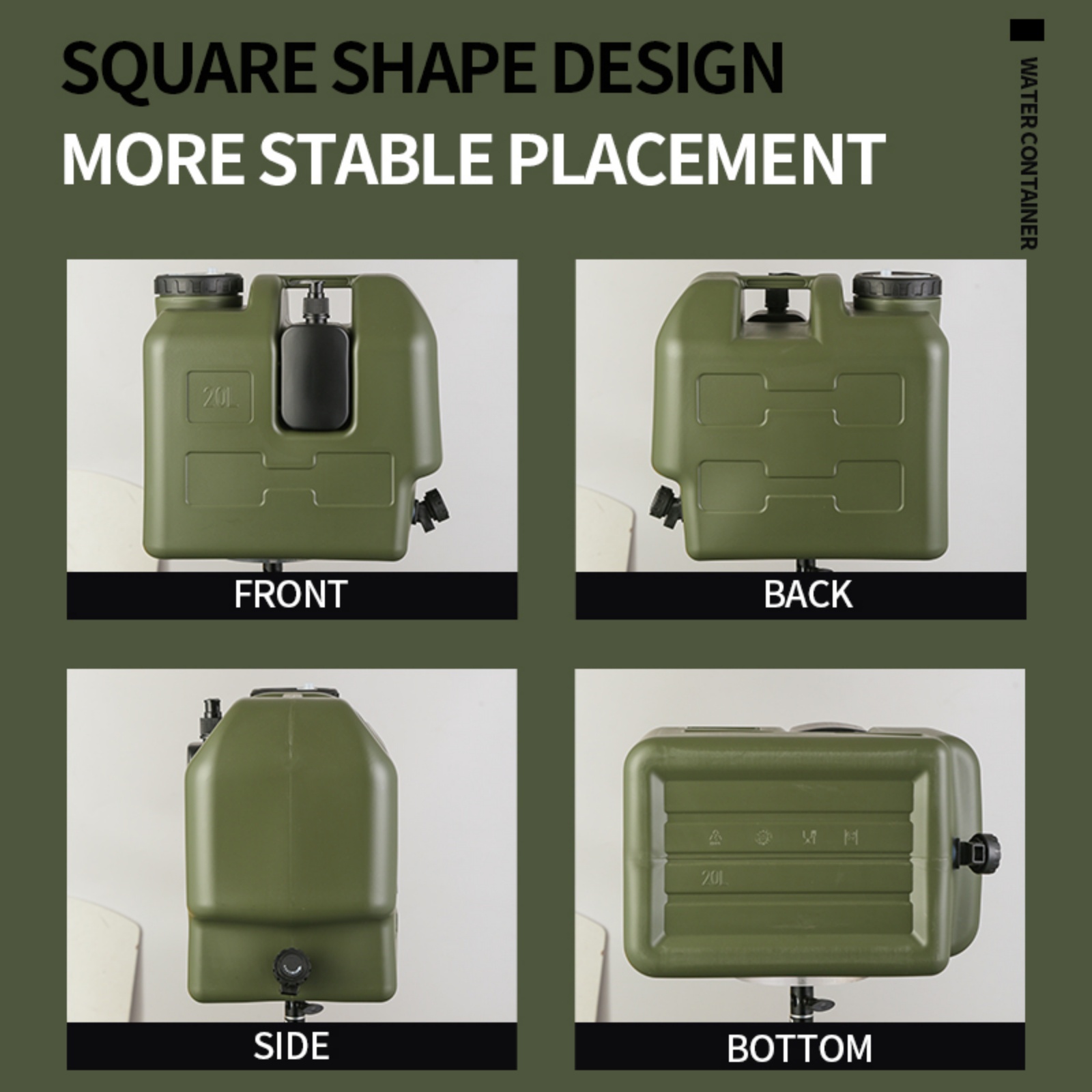 15/20L Portable Camping Water  - огляд і ціна Outdoor Camping Water Tank