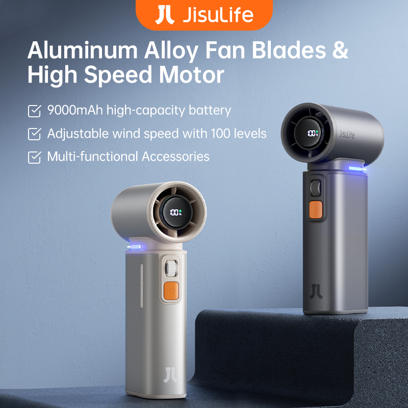 JISULIFE Portable Turbo Handhe - огляд і ціна Outdoor Camping Misting Fan