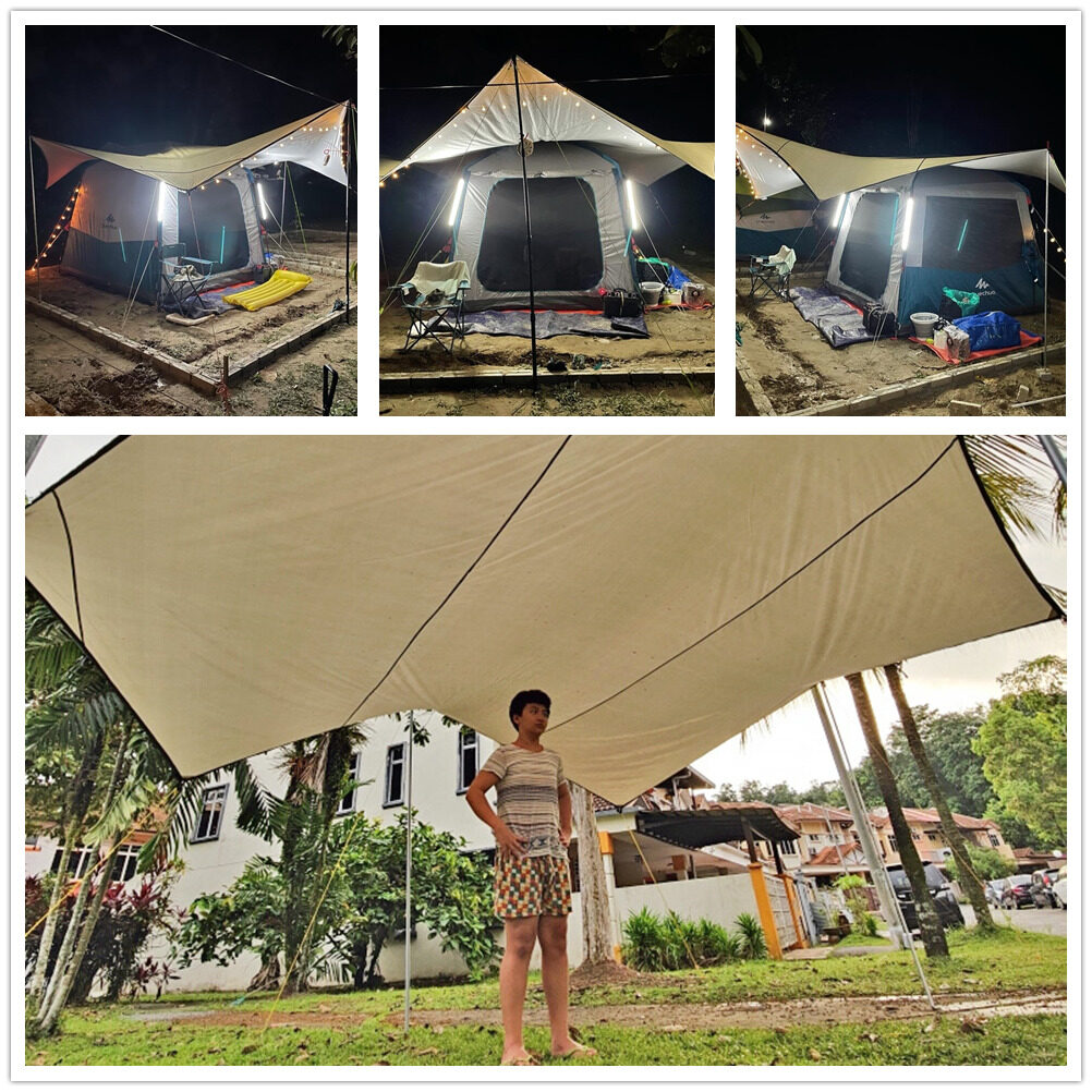 Octagon 5.1x5.1m Large Tarp Wa - огляд і ціна Waterproof Tarp Shelter